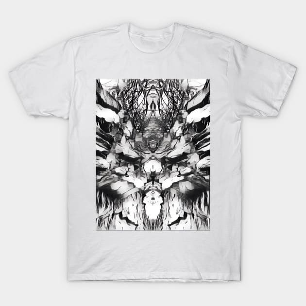 Reflected sketch design T-Shirt by Dturner29